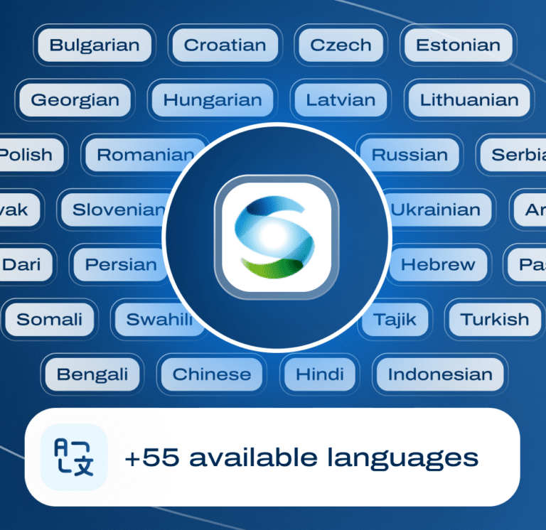 SYSTRAN translate all your content in 55+ languages