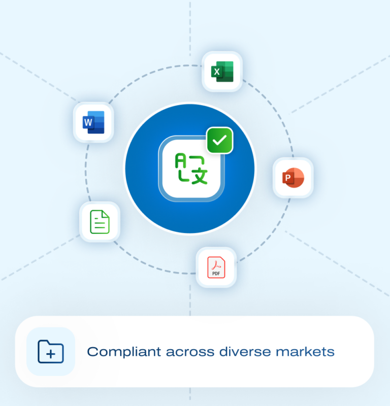 SYSTRAN-Compliance über verschiedene Märkte hinweg