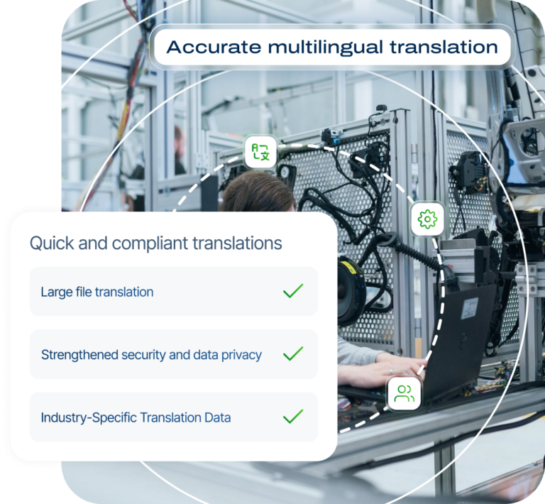 Quick and compliant translations with SYSTRAN